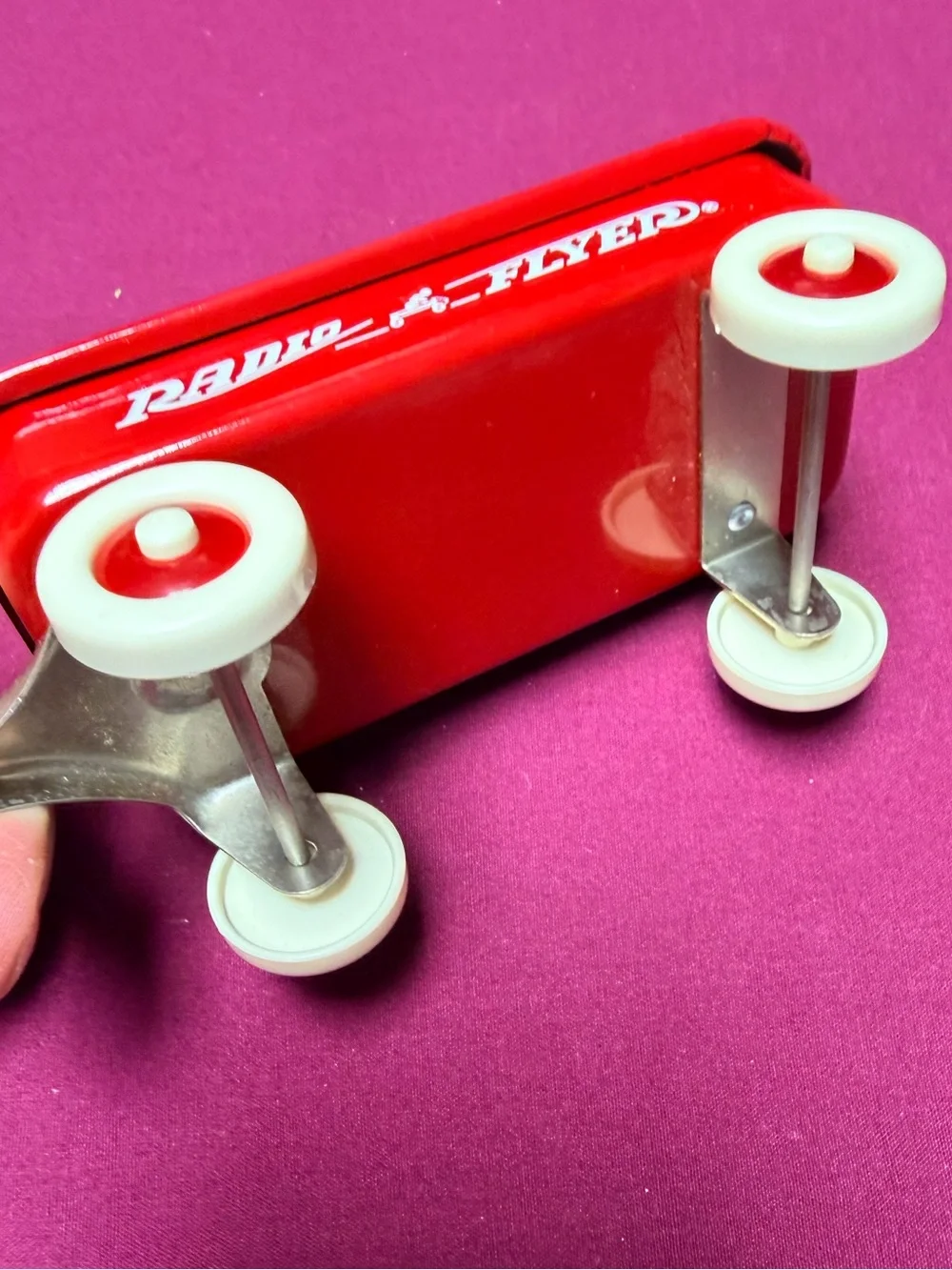 Classic Tiny Red Toy Wagon for Kids - Durable Play Cart